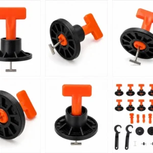 Tile Levelling System Kit 100 Clips + 2 Wrenches 1.5mm Spacers Floor & Wall Tiling Tool