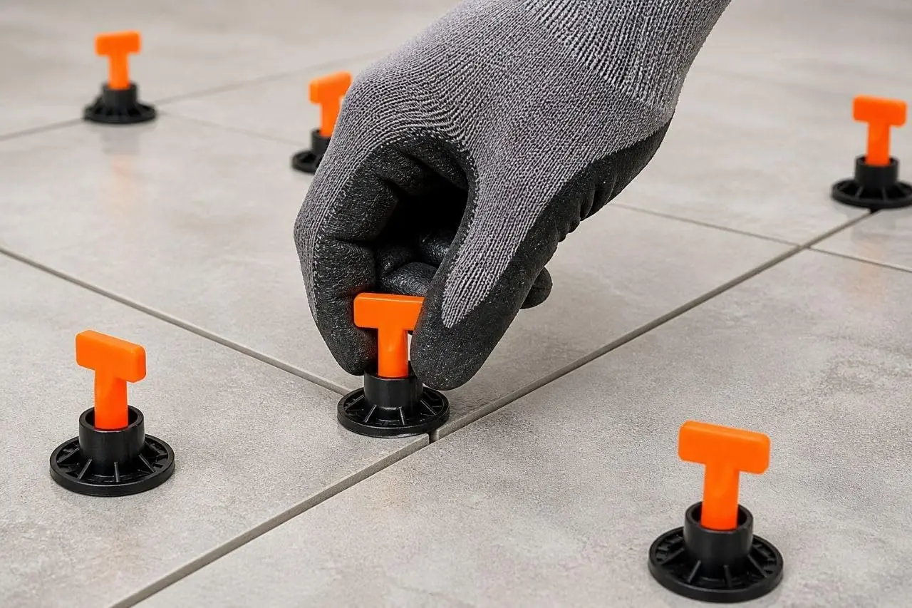 Tile Levelling System Kit 100 Clips + 2 Wrenches 1.5mm Spacers Floor & Wall Tiling Tool - Image 3